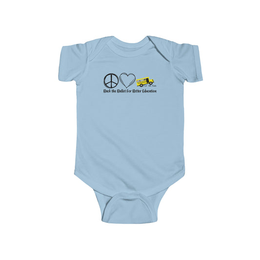 Back The Ballot For Better Education Onesies, AR Kids Onesies, Baby Onesies, Infant Outfit