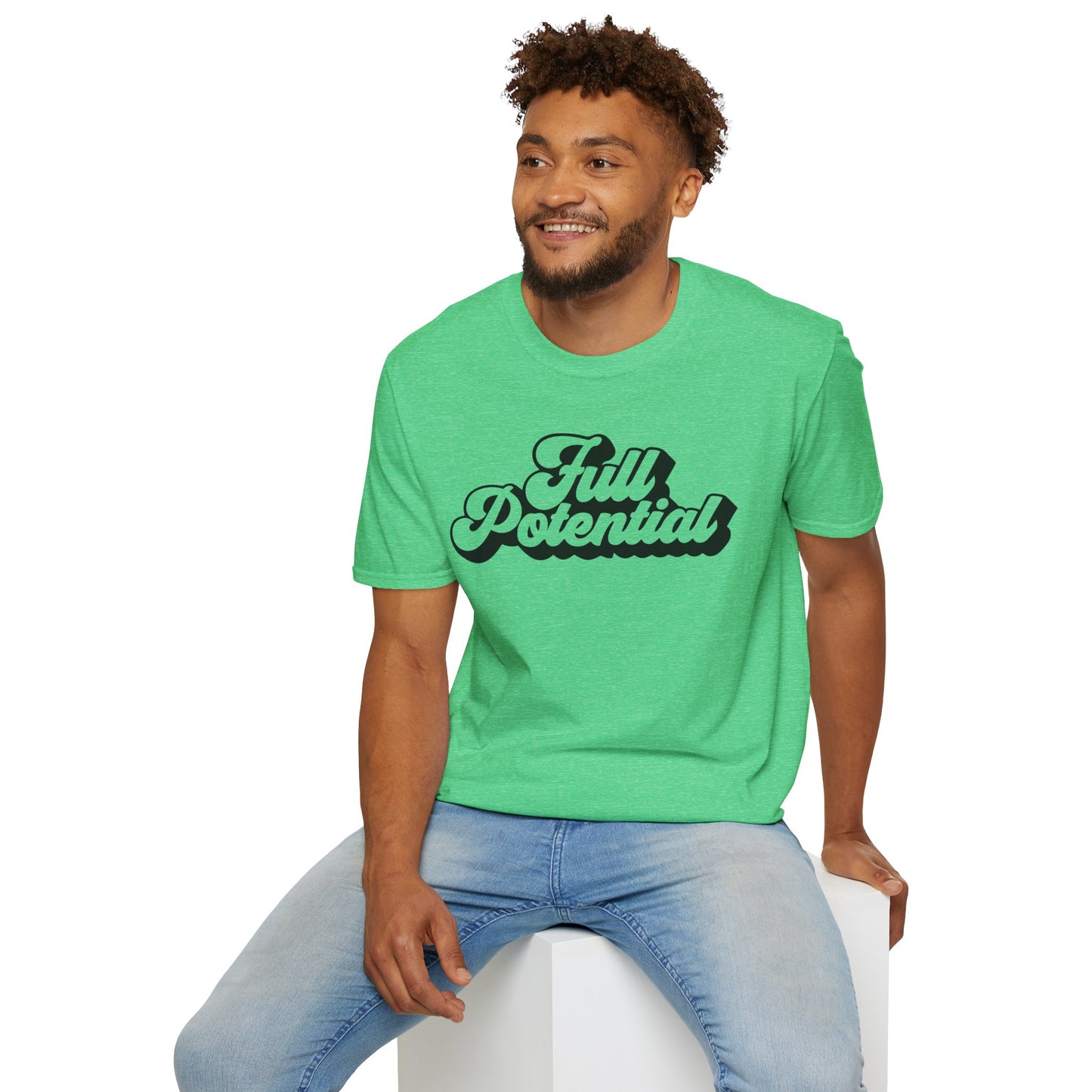Full Potential Lettering Unisex Softstyle T-Shirt