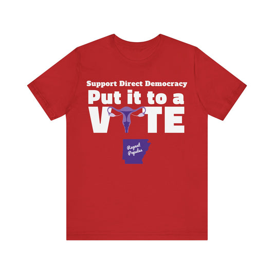 Support Direct Democracy Put It To A Vote Shirt, Regnat Populus Shirt, Politics Shirt