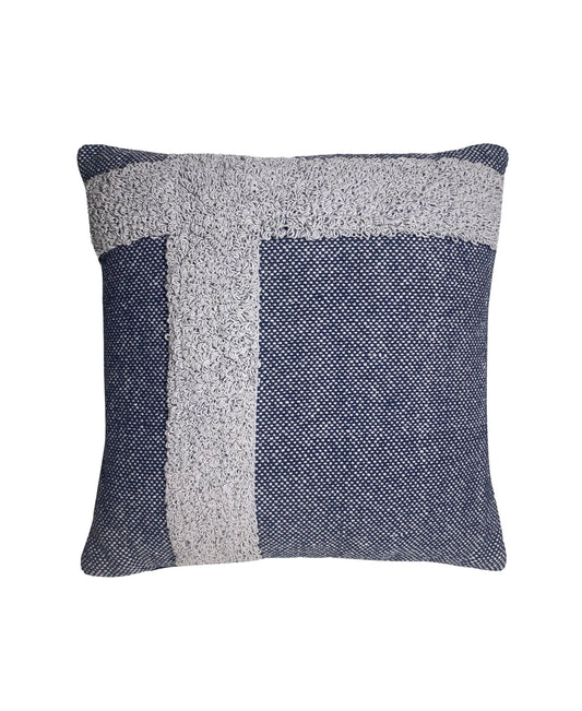 Frye Chelsea Textured Frame Woven Decorative Pillow, 18" x 18" Bedding