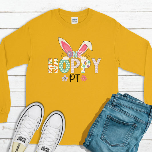 One Hoppy PT Sweatshirt, Easter Outfit, Happy Easter Sweatshirt, Easter Bunny Sweatshirt