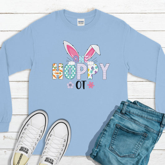 One Hoppy OT Sweatshirt, Easter Outfit, Happy Easter Sweatshirt, Easter Bunny Sweatshirt