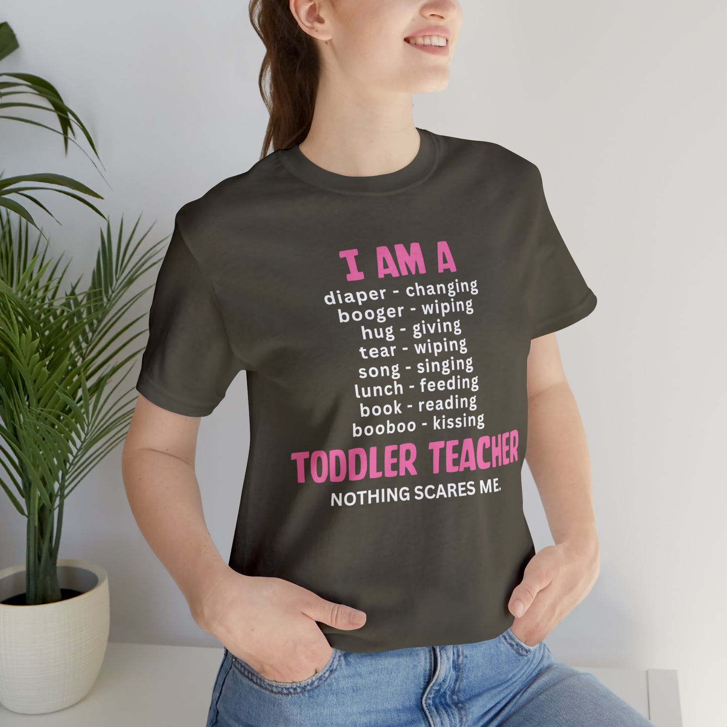 I Am A Toddler Teacher Shirt, Kindergarten Teacher Gifts, Preschool Teacher Shirt, First Day of School T-Shirt