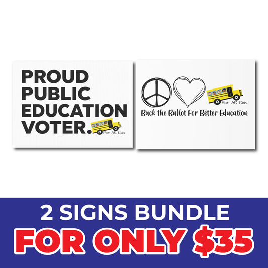 $35-Sign Bundle of 2 signs for ONLY $35. Pick 2 Signs, Same or Different, Must be 2 signs.