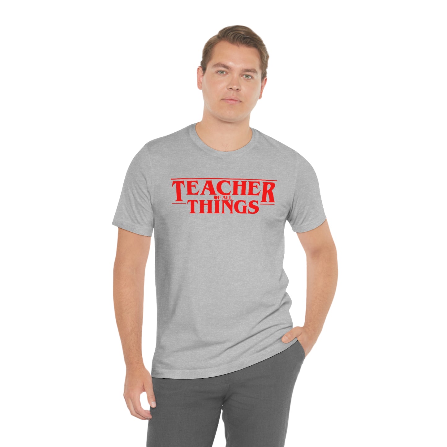 Teacher Things T-shirt, Stranger Teacher Things Shirt, Funny Teacher Shirt, Series Inspired Shirts, Trendy Shirts, Best School Shirts