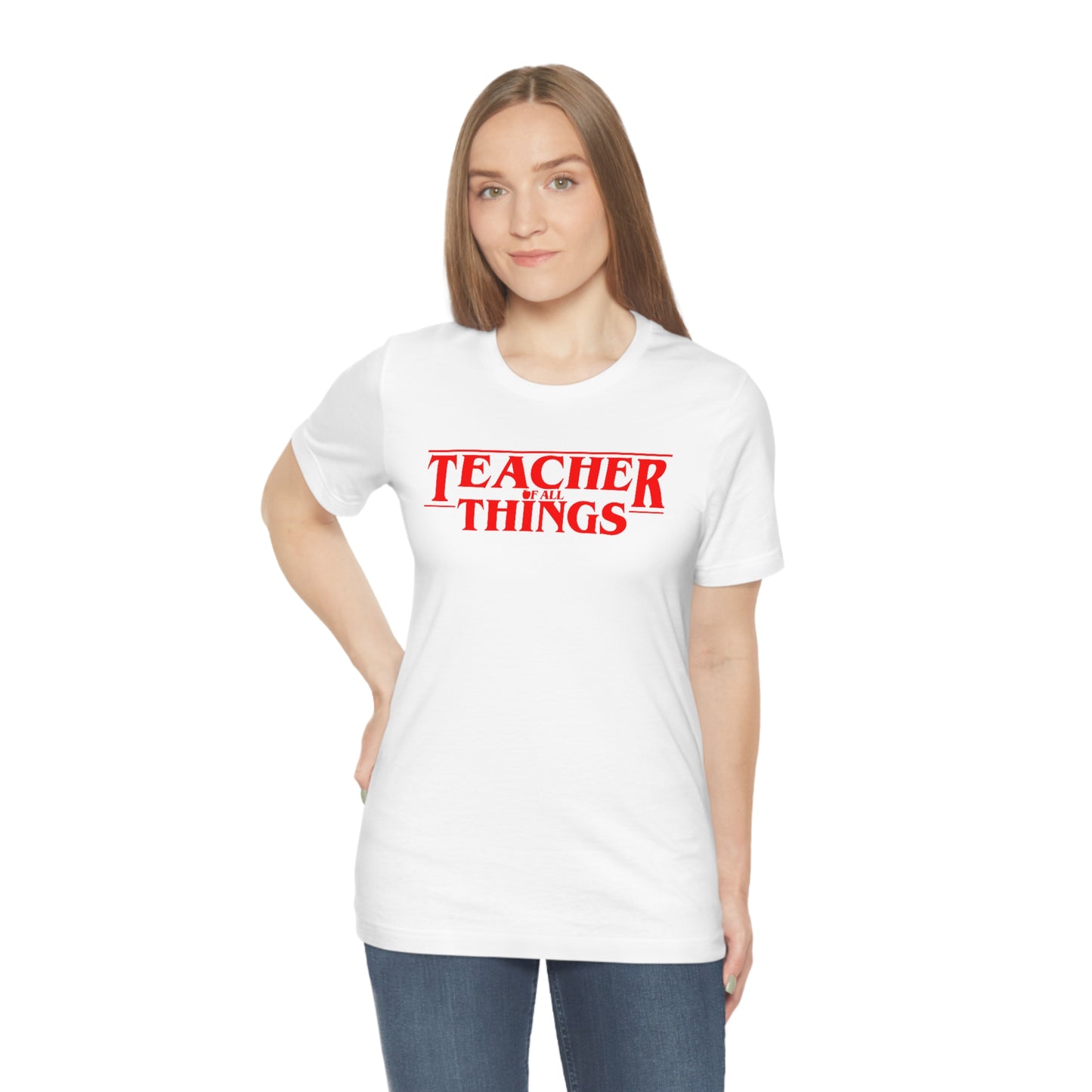 Teacher Things T-shirt, Stranger Teacher Things Shirt, Funny Teacher Shirt, Series Inspired Shirts, Trendy Shirts, Best School Shirts