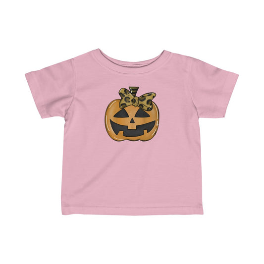 Pumpkin Face Infant Fine Jersey Tee