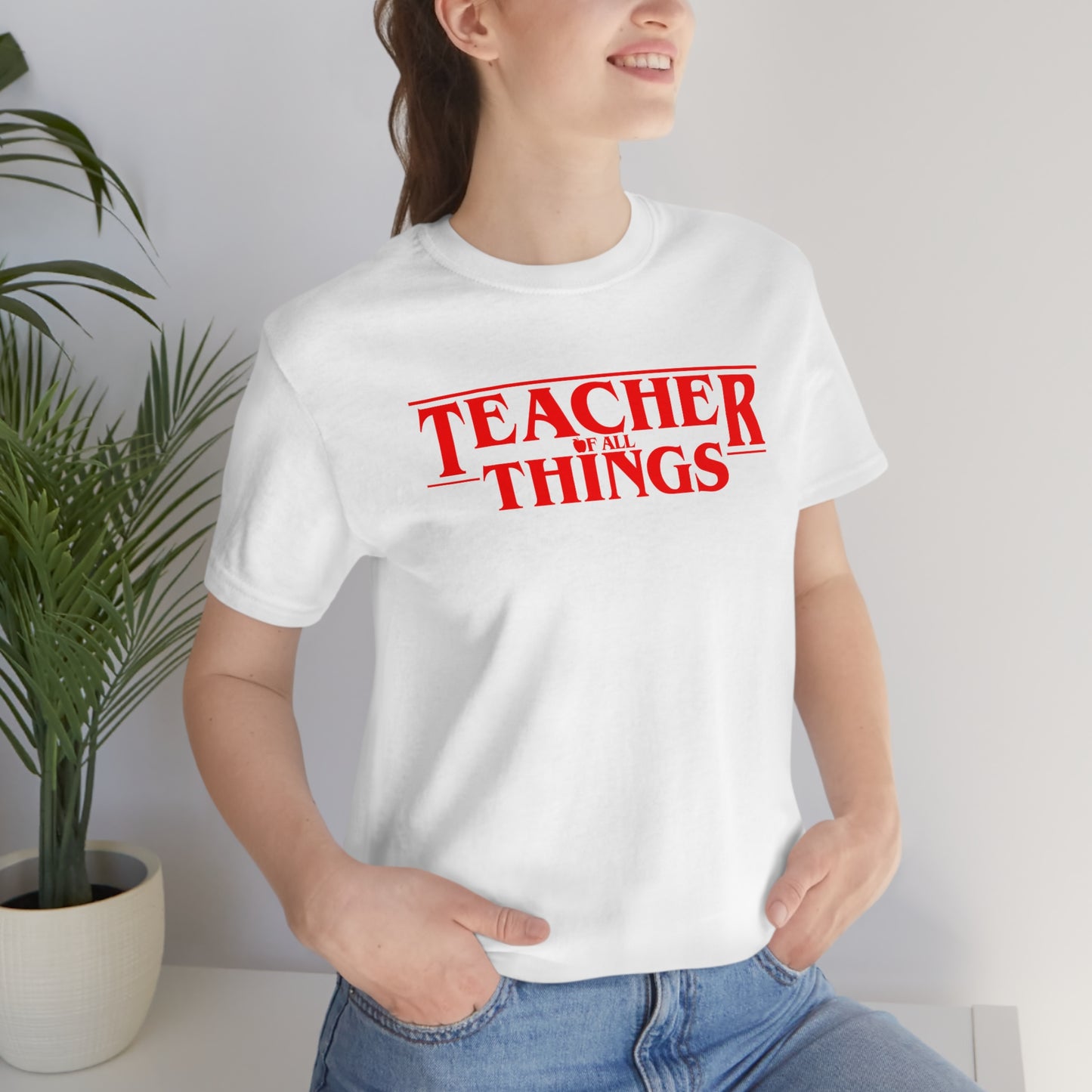 Teacher Things T-shirt, Stranger Teacher Things Shirt, Funny Teacher Shirt, Series Inspired Shirts, Trendy Shirts, Best School Shirts