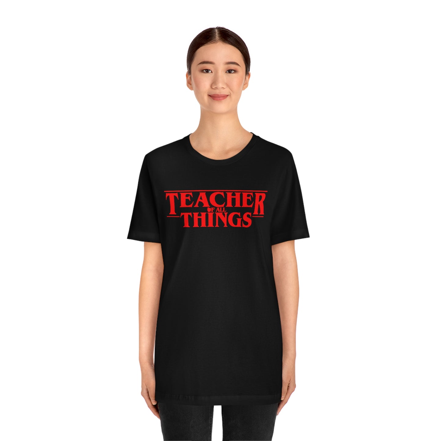 Teacher Things T-shirt, Stranger Teacher Things Shirt, Funny Teacher Shirt, Series Inspired Shirts, Trendy Shirts, Best School Shirts