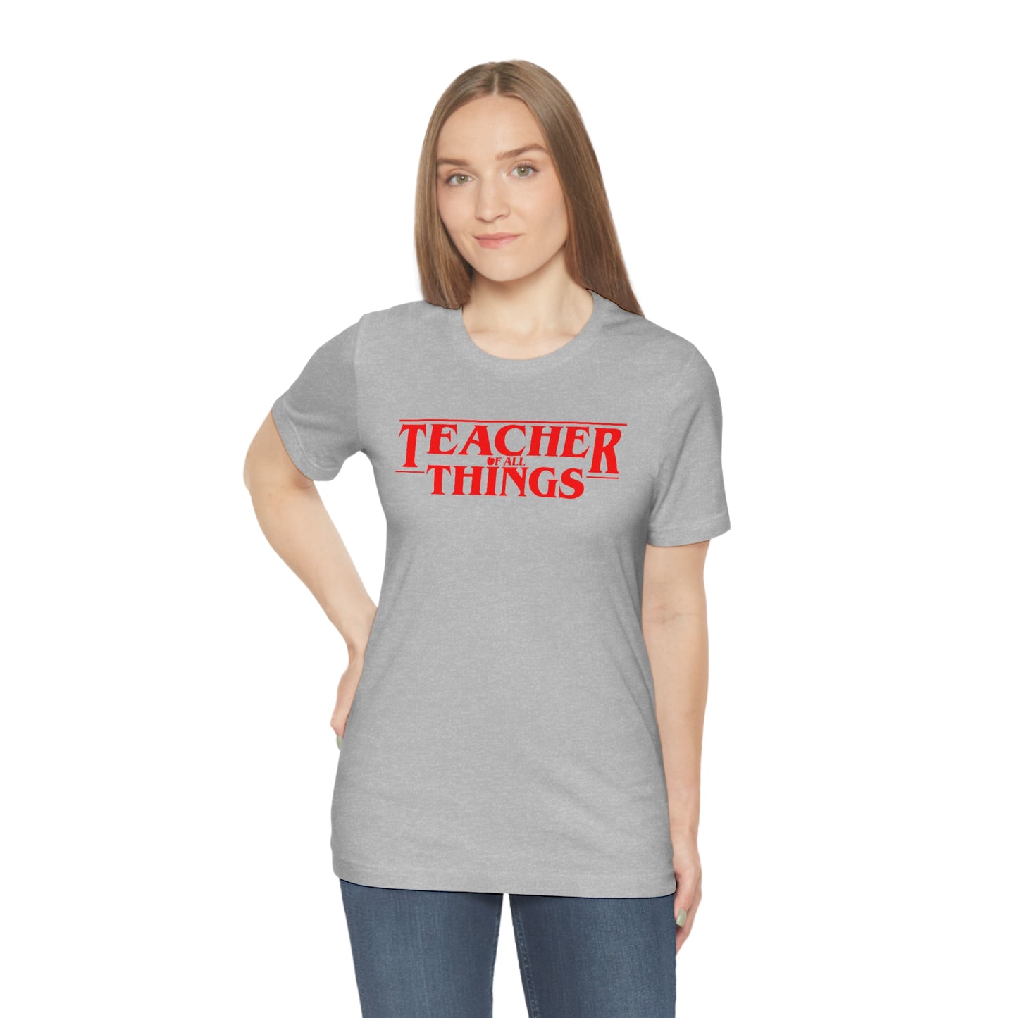 Teacher Things T-shirt, Stranger Teacher Things Shirt, Funny Teacher Shirt, Series Inspired Shirts, Trendy Shirts, Best School Shirts