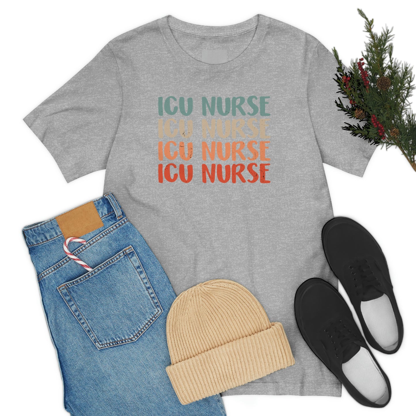 Intensive Care Unit Nurse Shirt, ICU Nurse Shirt, ICU Nurse Floral Shirt, Nurse Gift, Nurse Life Shirt, Future Nurse, Nurse Graduation Shirt