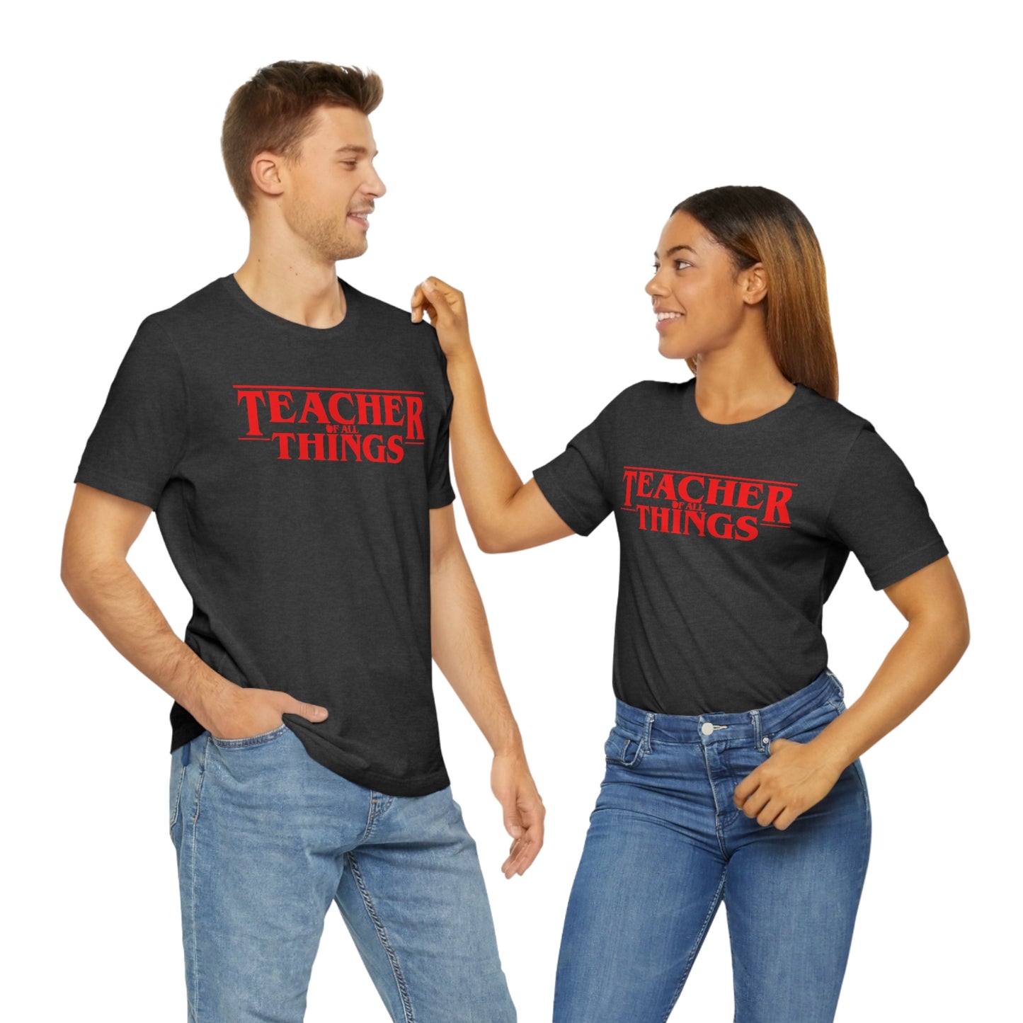 Teacher Things T-shirt, Stranger Teacher Things Shirt, Funny Teacher Shirt, Series Inspired Shirts, Trendy Shirts, Best School Shirts