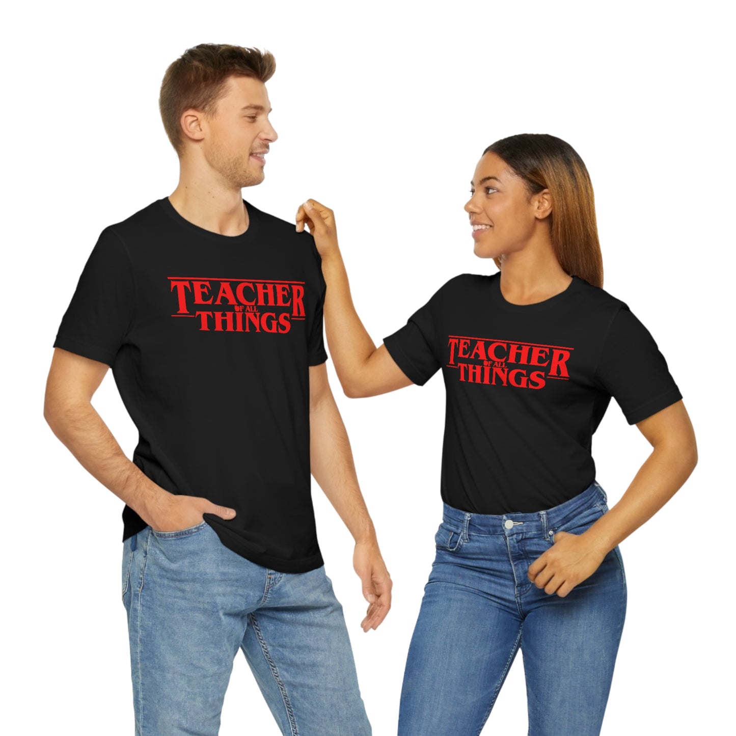 Teacher Things T-shirt, Stranger Teacher Things Shirt, Funny Teacher Shirt, Series Inspired Shirts, Trendy Shirts, Best School Shirts