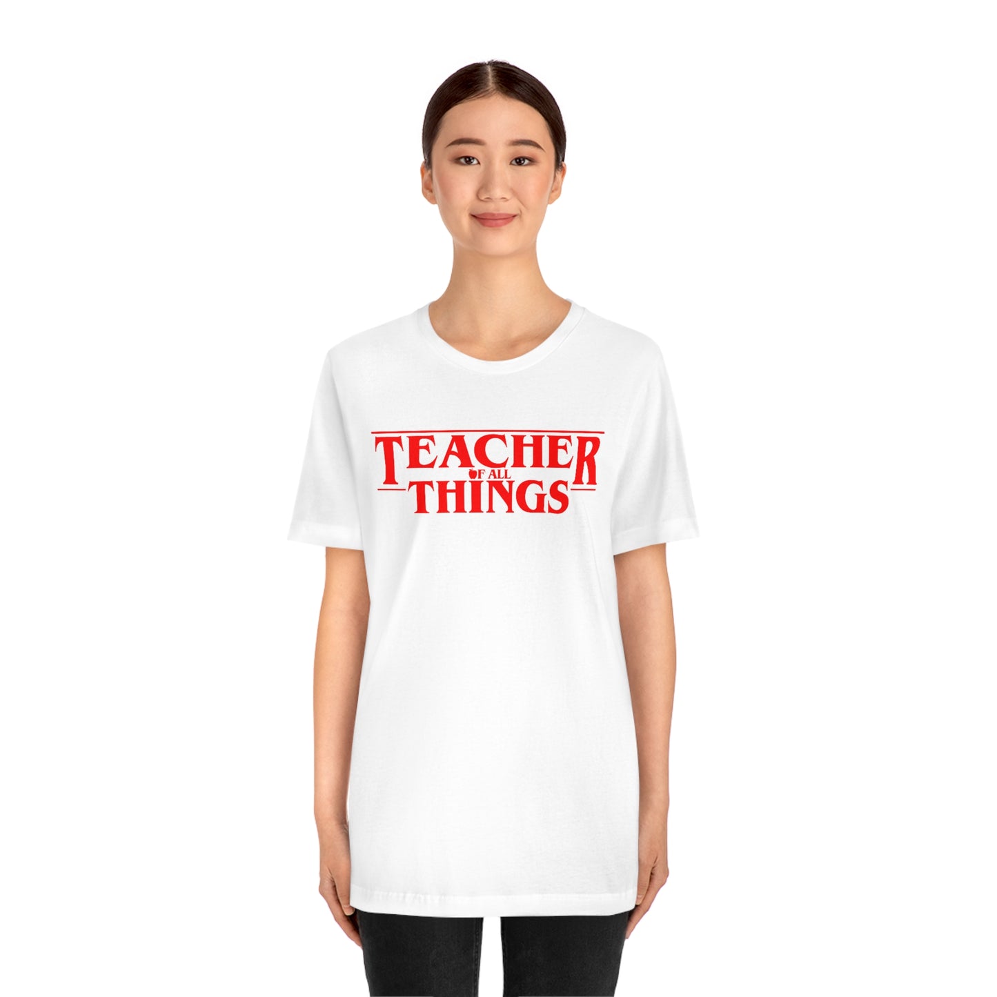 Teacher Things T-shirt, Stranger Teacher Things Shirt, Funny Teacher Shirt, Series Inspired Shirts, Trendy Shirts, Best School Shirts