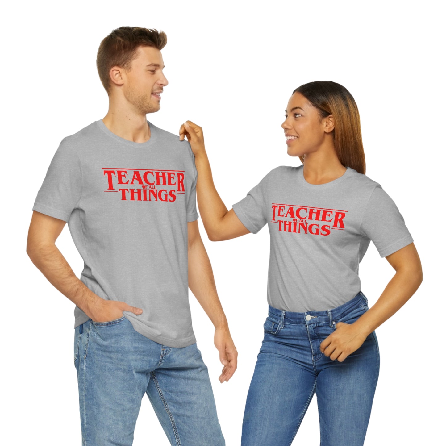 Teacher Things T-shirt, Stranger Teacher Things Shirt, Funny Teacher Shirt, Series Inspired Shirts, Trendy Shirts, Best School Shirts