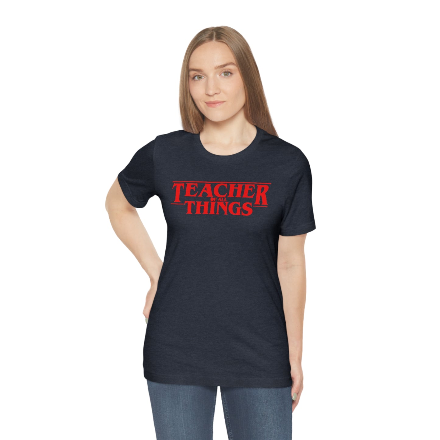 Teacher Things T-shirt, Stranger Teacher Things Shirt, Funny Teacher Shirt, Series Inspired Shirts, Trendy Shirts, Best School Shirts