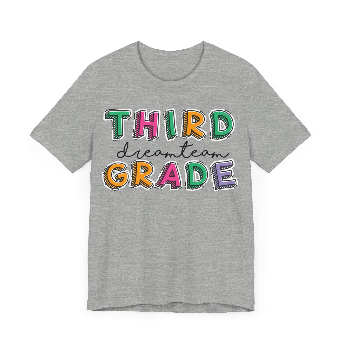 Third Grade Dream Team Shirt, School Shirt, Back To School Shirt, 3rd Grade Shirt, Gift for Teacher, Gift for Student