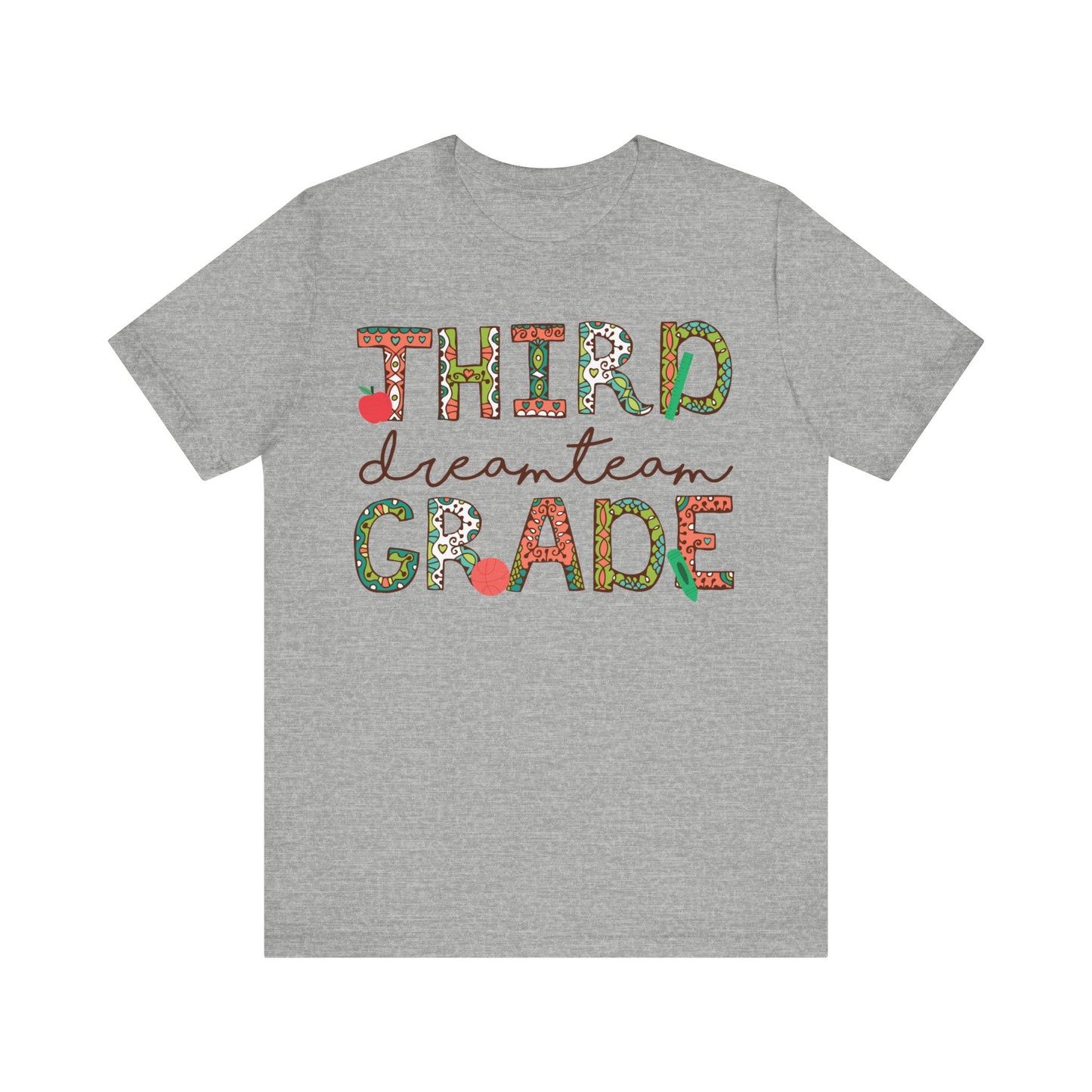 Third Grade Dream Team Shirt, School Shirt, Back To School Shirt, 3rd Grade Shirt, Gift for Teacher, Gift for Student