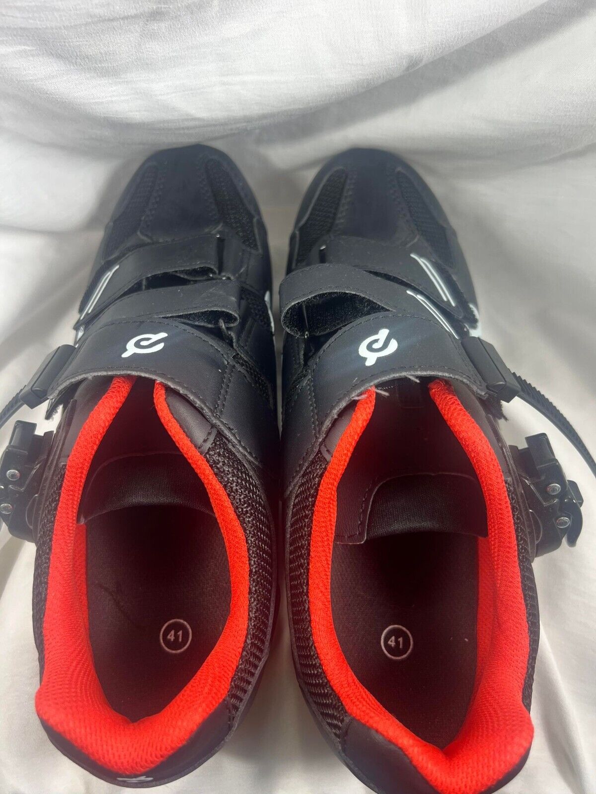 Peloton Cycling Shoes PL-SH-02-40 Black/Red - US Men's 8 / Women's 10/ EU 41