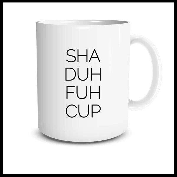 SHA DUH FUH CUP Mug Coffee Gift Cup Ceramic Novelty Tea Drinks