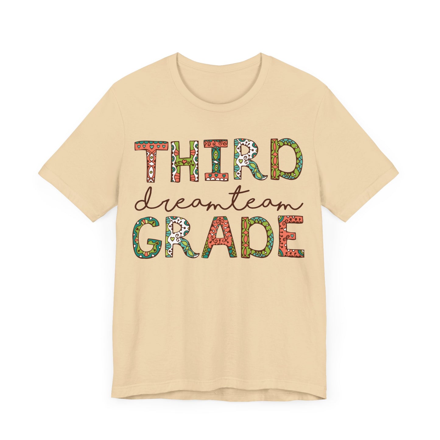 Third Grade Dream Team Shirt, School Shirt, Back To School Shirt, 3rd Grade Shirt, Gift for Teacher, Gift for Student