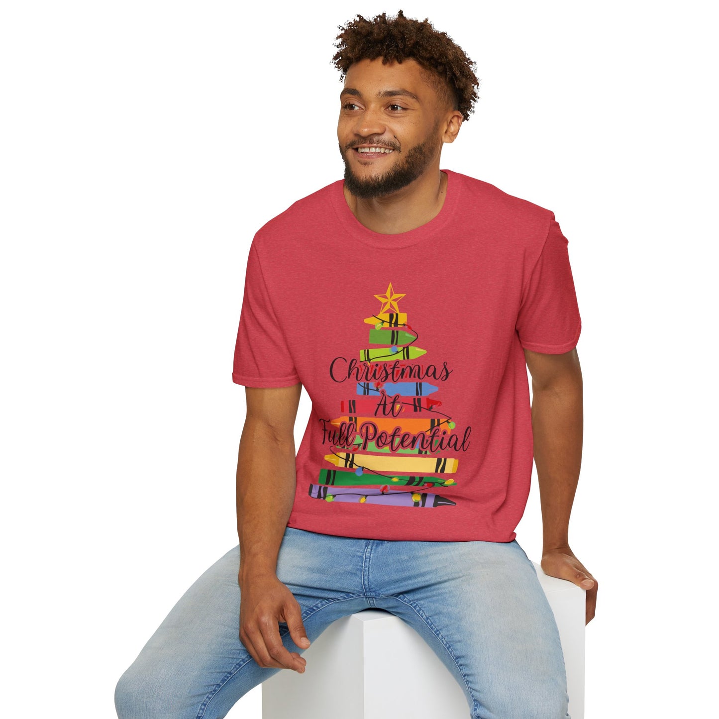 Christmas At Full Potential Unisex Softstyle T-Shirt