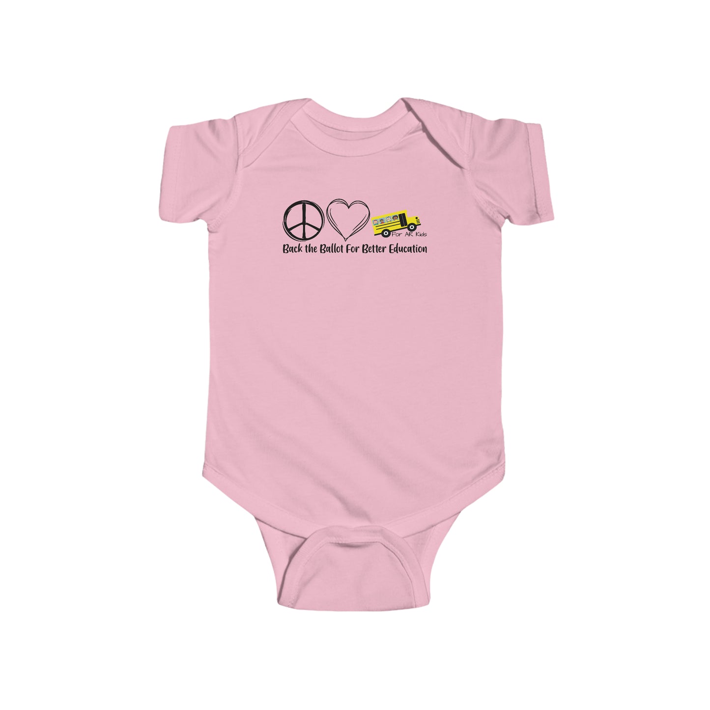 Back The Ballot For Better Education Onesies, AR Kids Onesies, Baby Onesies, Infant Outfit