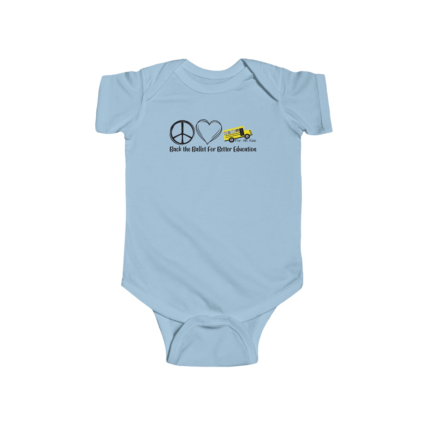 Back The Ballot For Better Education Onesies, AR Kids Onesies, Baby Onesies, Infant Outfit