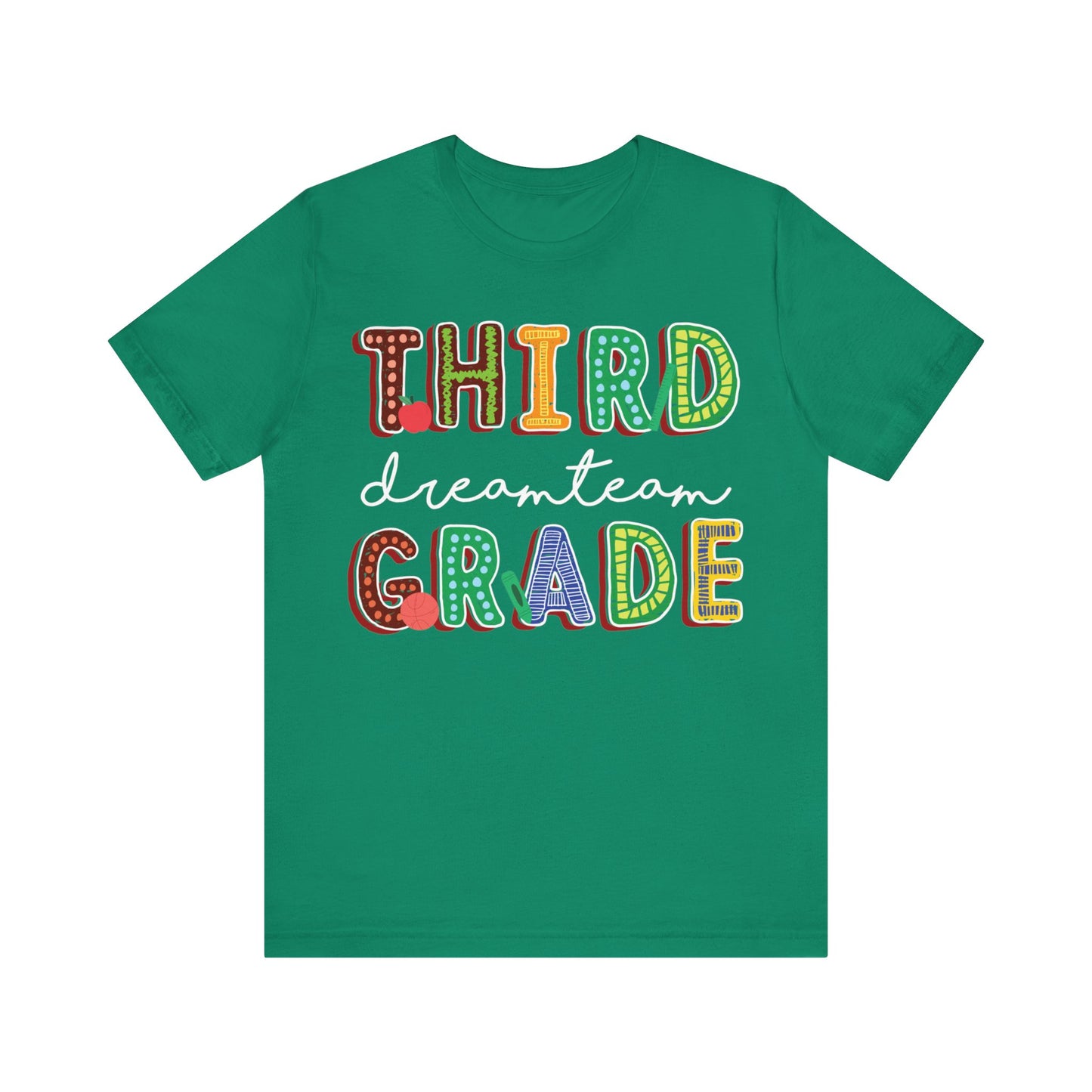 Third Grade Dream Team Shirt, School Shirt, Back To School Shirt, 3rd Grade Shirt, Gift for Teacher, Gift for Student