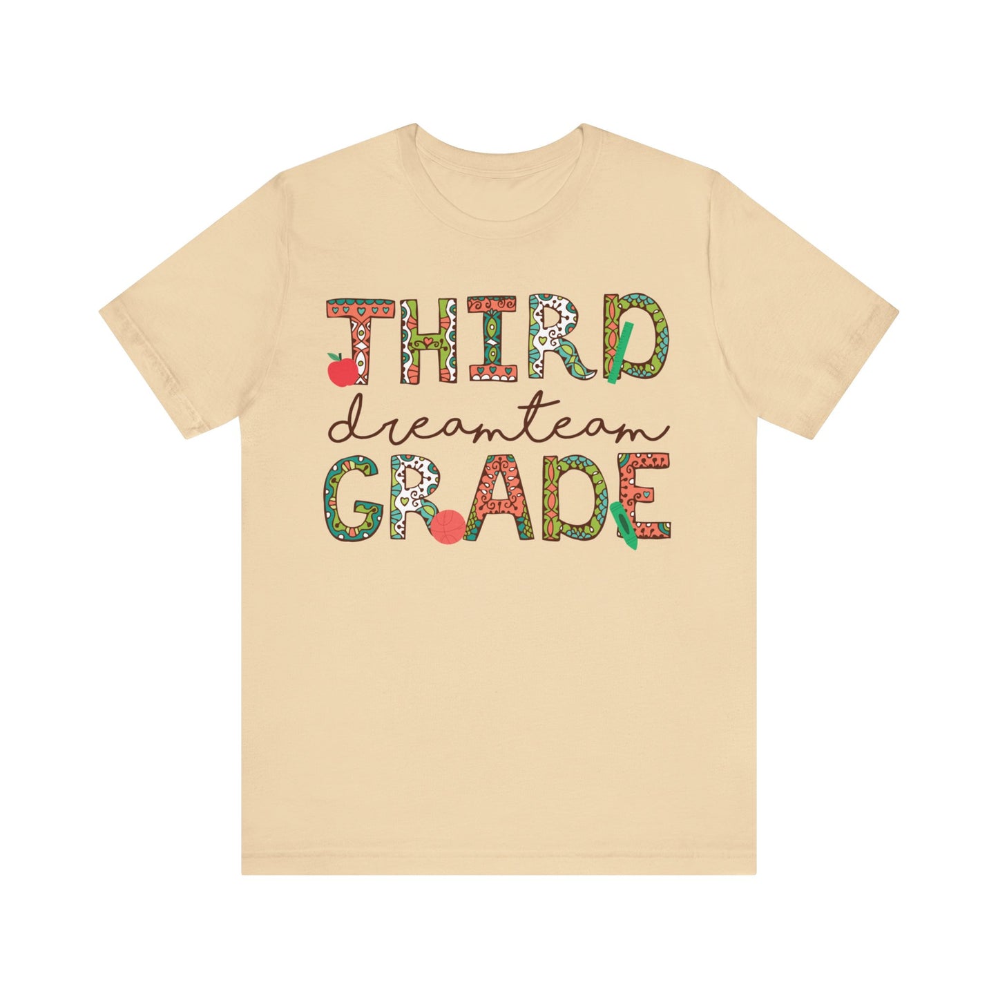 Third Grade Dream Team Shirt, School Shirt, Back To School Shirt, 3rd Grade Shirt, Gift for Teacher, Gift for Student