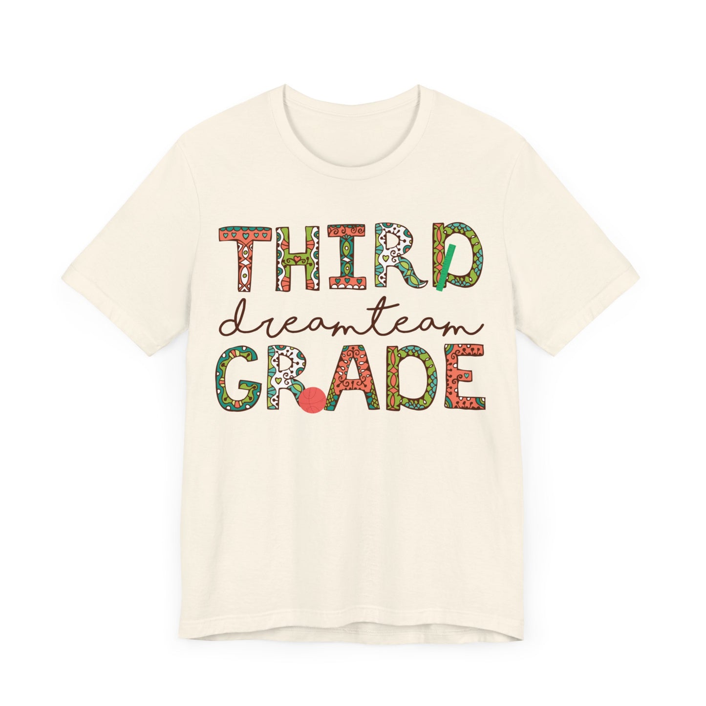 Third Grade Dream Team Shirt, School Shirt, Back To School Shirt, 3rd Grade Shirt, Gift for Teacher, Gift for Student