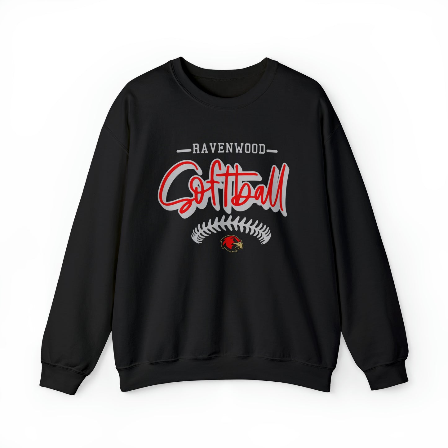 Ravenwood Softball Stitch Crewneck Sweatshirt