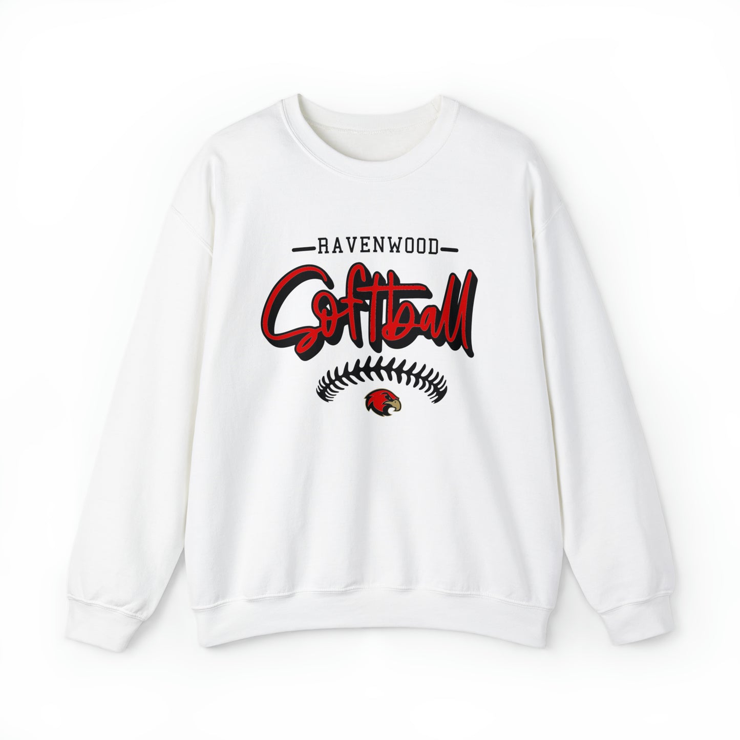 Ravenwood Softball Stitch Crewneck Sweatshirt