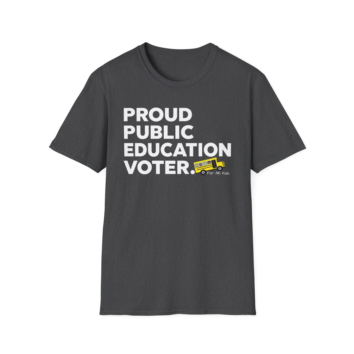 Proud Public Education Voter Shirt, AR Kids Shirt, School Bus Shirt