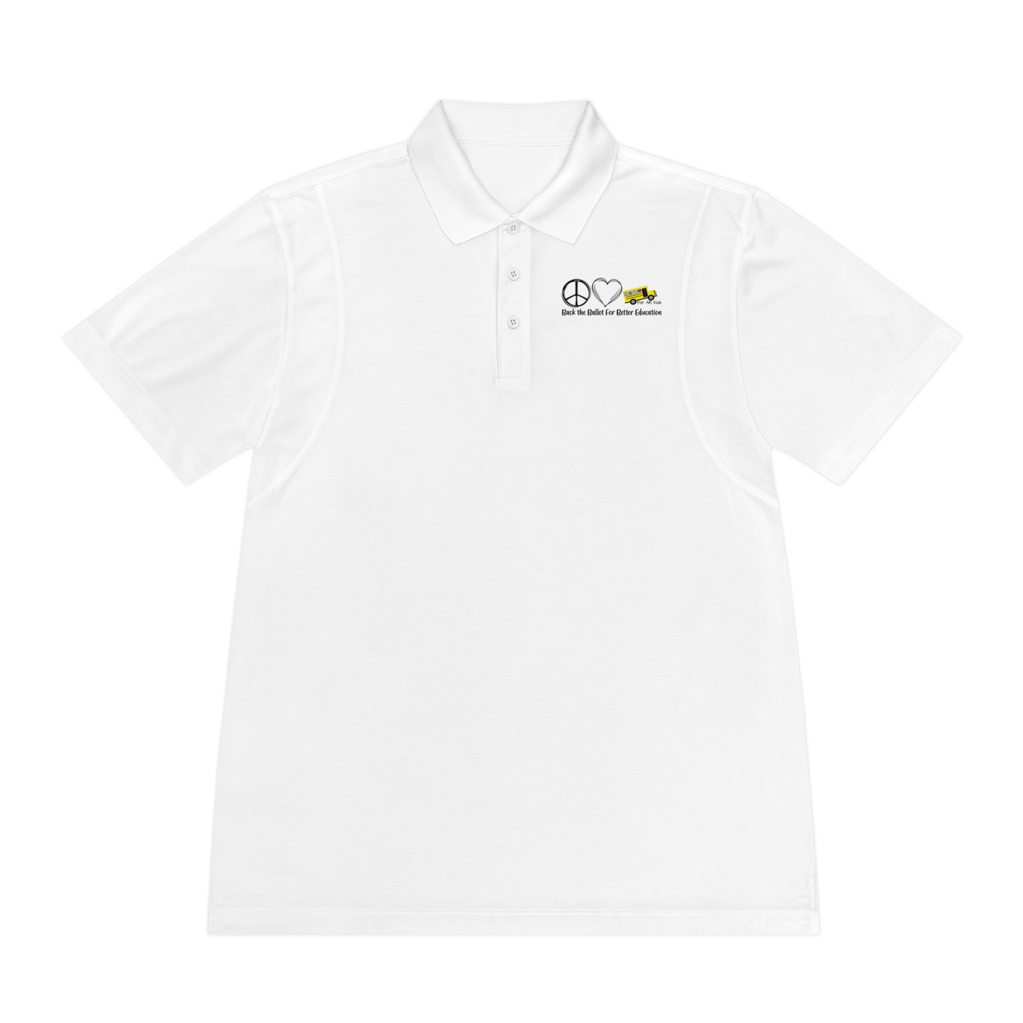 Back The Ballot For Better Education Men's Sport Polo Shirt, AR Kids Polo Shirt, Men's Sport Polo Shirt