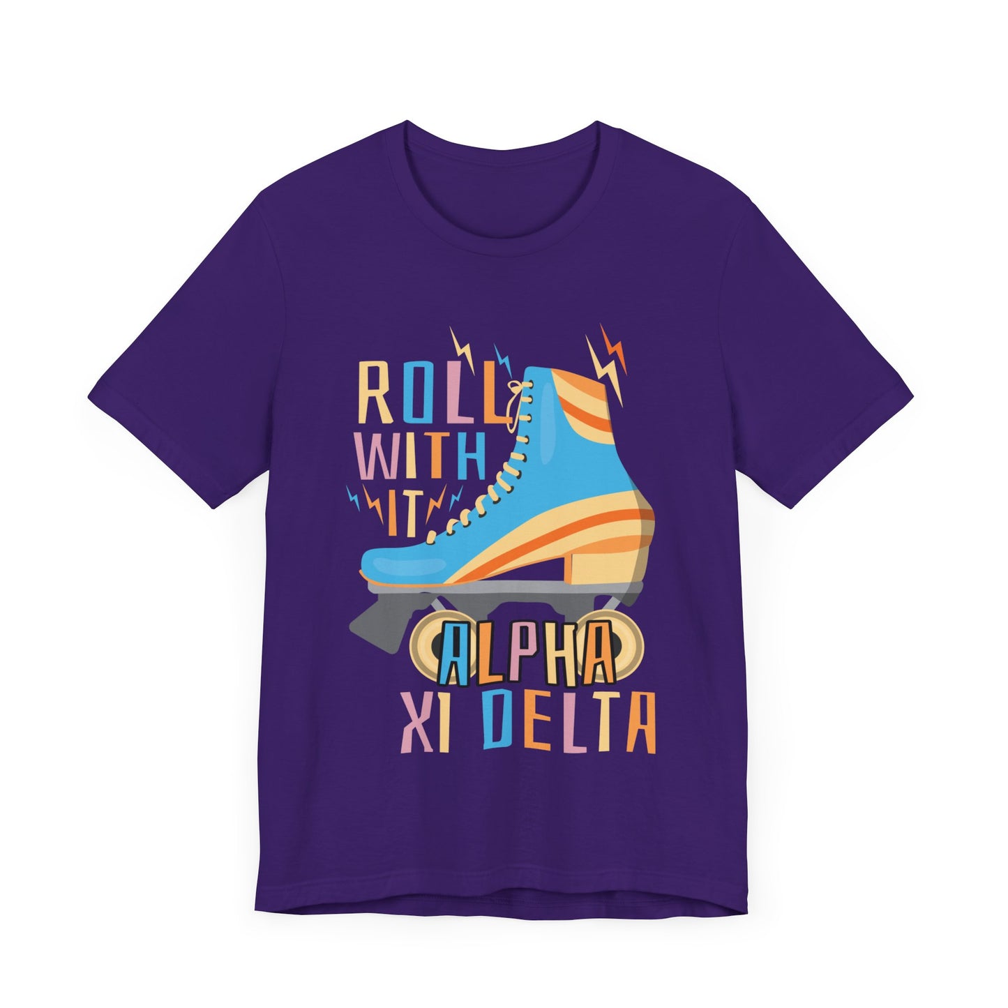 Roll With It Alpha Xi Delta Shirt, Alpha Xi Delta Shirt, Go Greek Shirt, Sorority Merch Shirt, Trendy Alpha Shirt