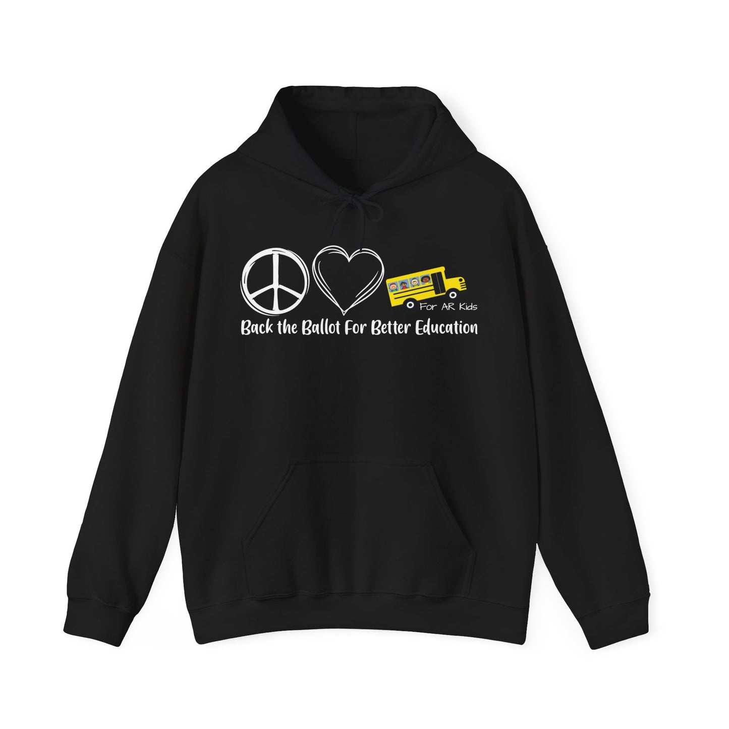 Back The Ballot For Better Education Hoodies, AR Kids Hoodies, School Hoodies