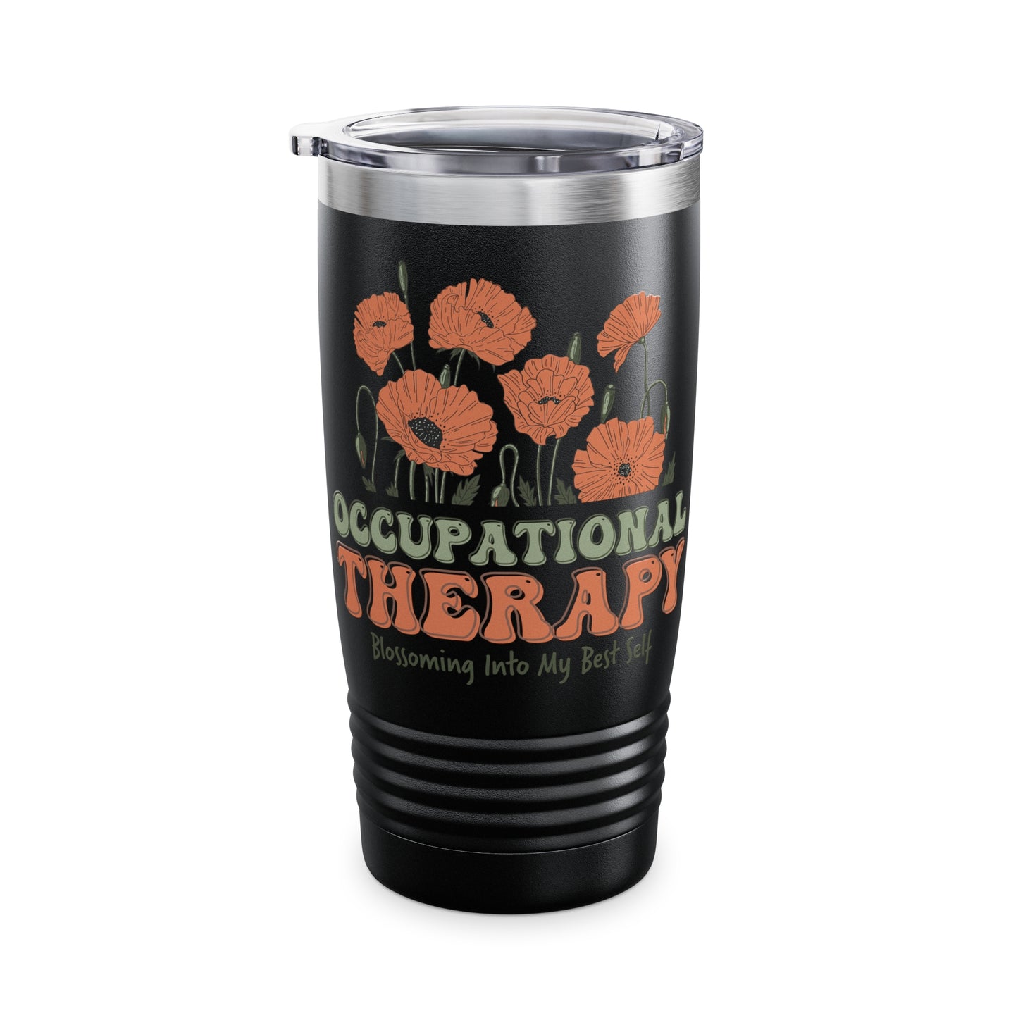 Occupational Therapy Tumbler, Blossoming Into My Best Self Tumbler, Therapist Tumbler