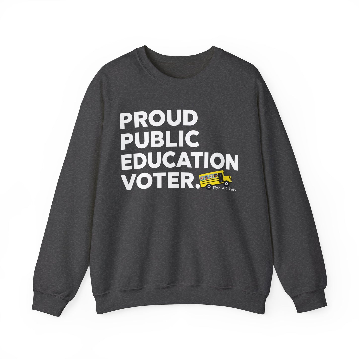 Proud Public Education Voter Sweatshirt, AR Kids Sweatshirt, School Sweater