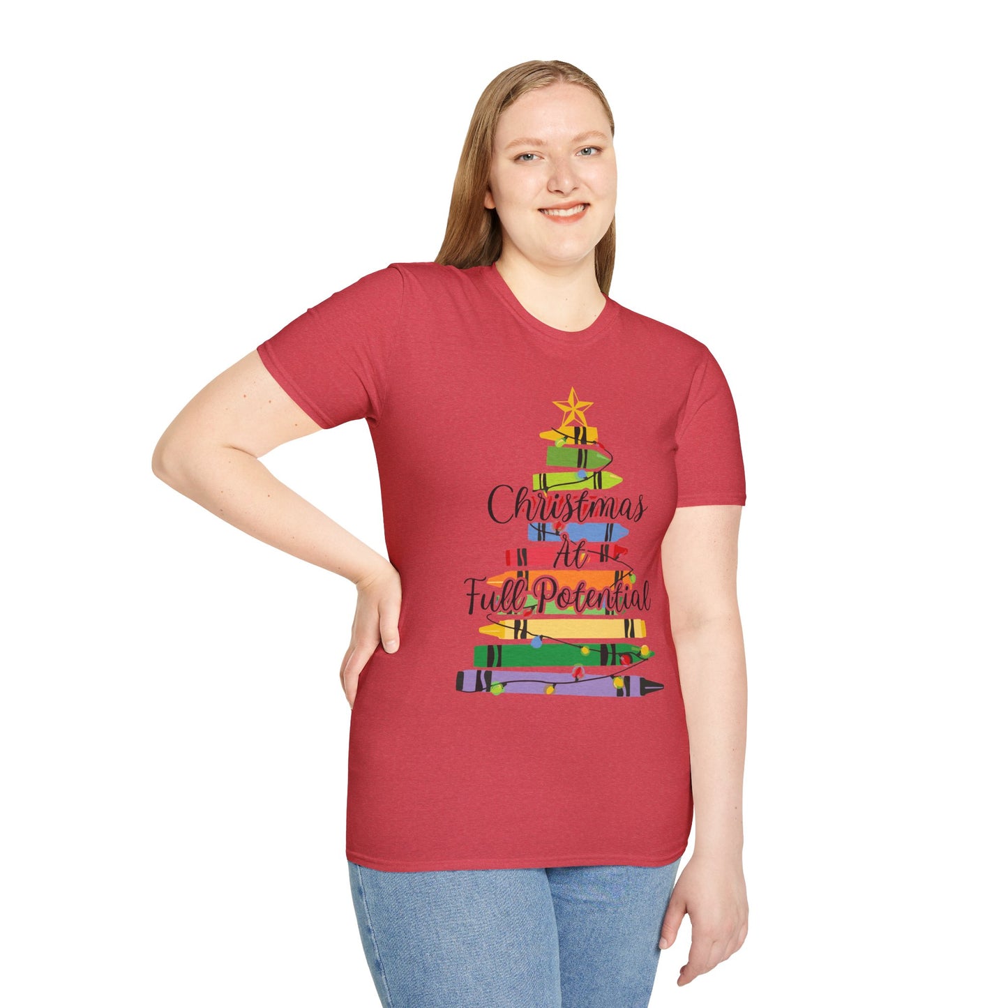 Christmas At Full Potential Unisex Softstyle T-Shirt