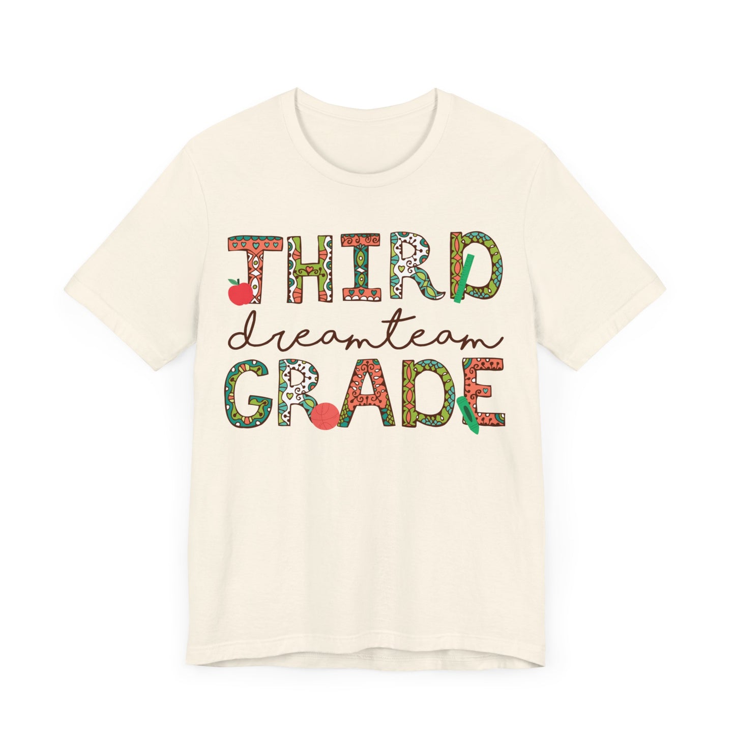 Third Grade Dream Team Shirt, School Shirt, Back To School Shirt, 3rd Grade Shirt, Gift for Teacher, Gift for Student