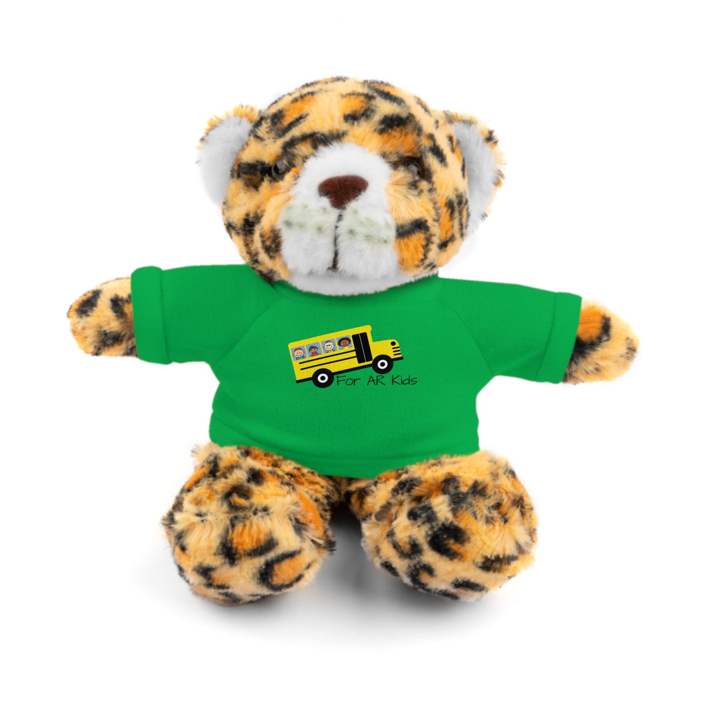 School Bus Stuffed Outfit, AR Kids, Cute Children's Bus Stuffed Shirt, Stuffed Animals with Tee