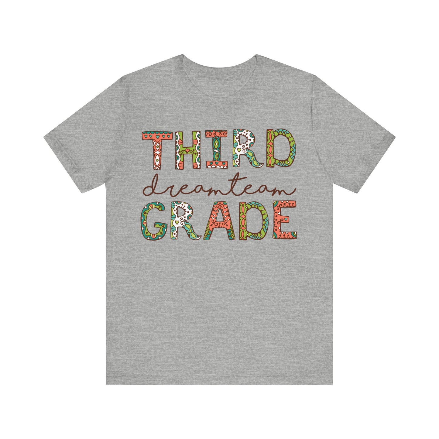 Third Grade Dream Team Shirt, School Shirt, Back To School Shirt, 3rd Grade Shirt, Gift for Teacher, Gift for Student