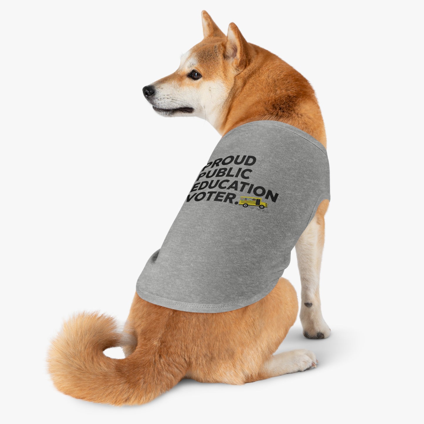 Proud Public Education Voter Pet Tank Top, AR Kids Pet Tank Top, School Bus Pet Tank Top