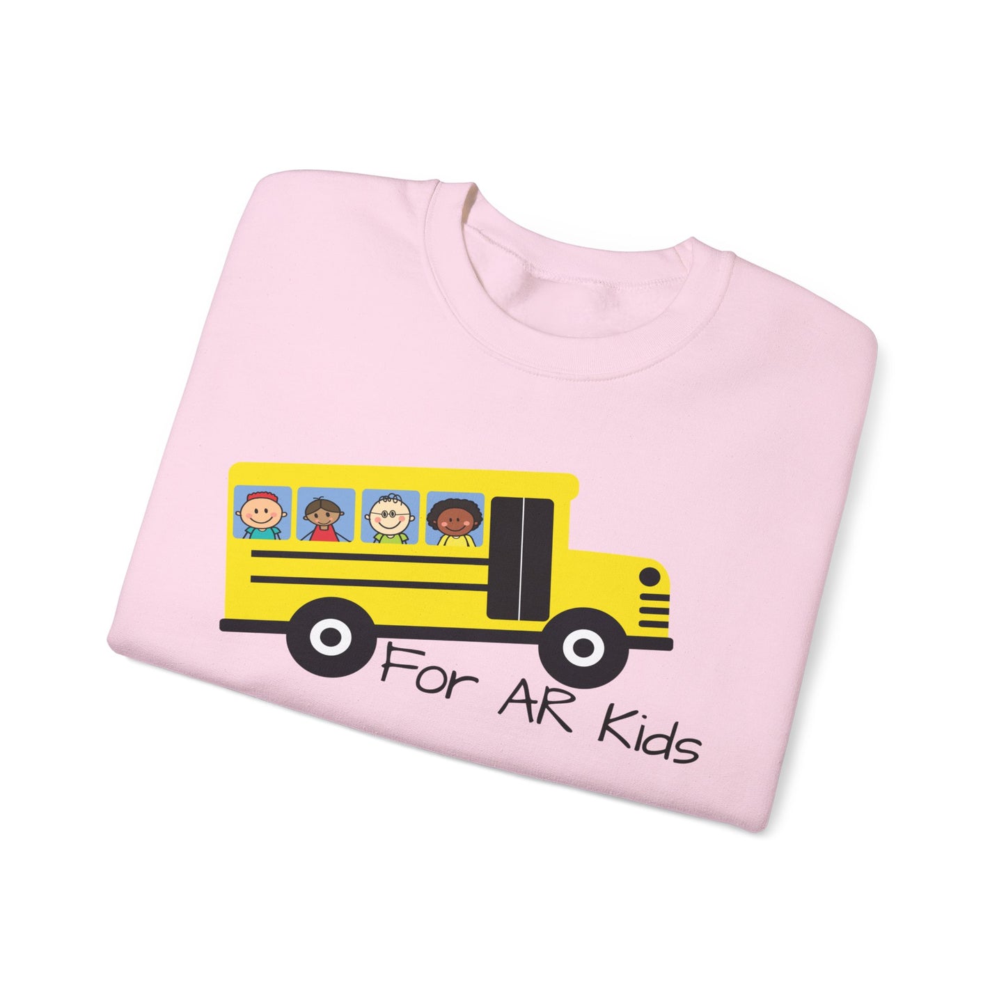 School Bus Sweatshirt, AR Kids Sweatshirt, School Sweater, Cute Children's Bus Sweatshirt