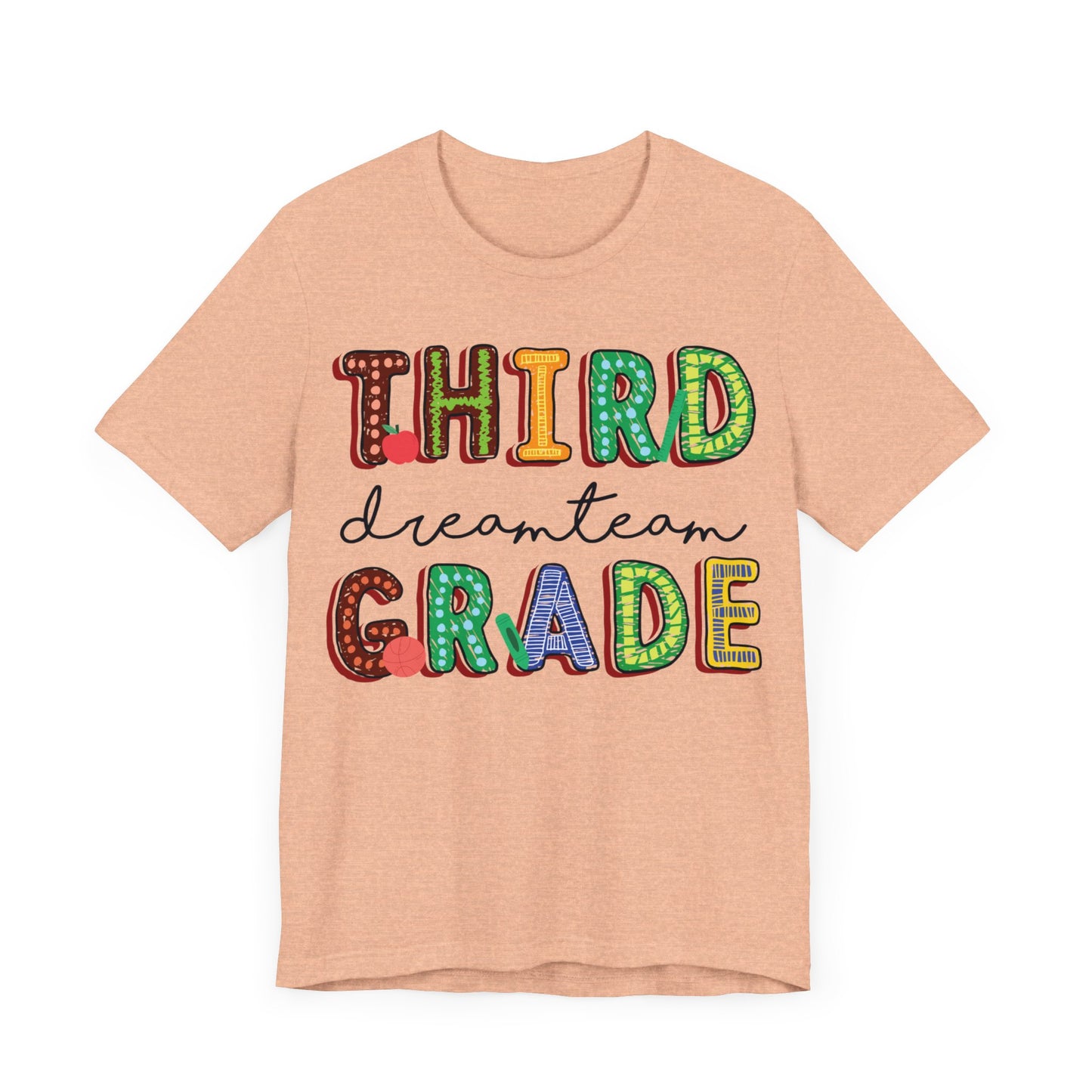 Third Grade Dream Team Shirt, School Shirt, Back To School Shirt, 3rd Grade Shirt, Gift for Teacher, Gift for Student