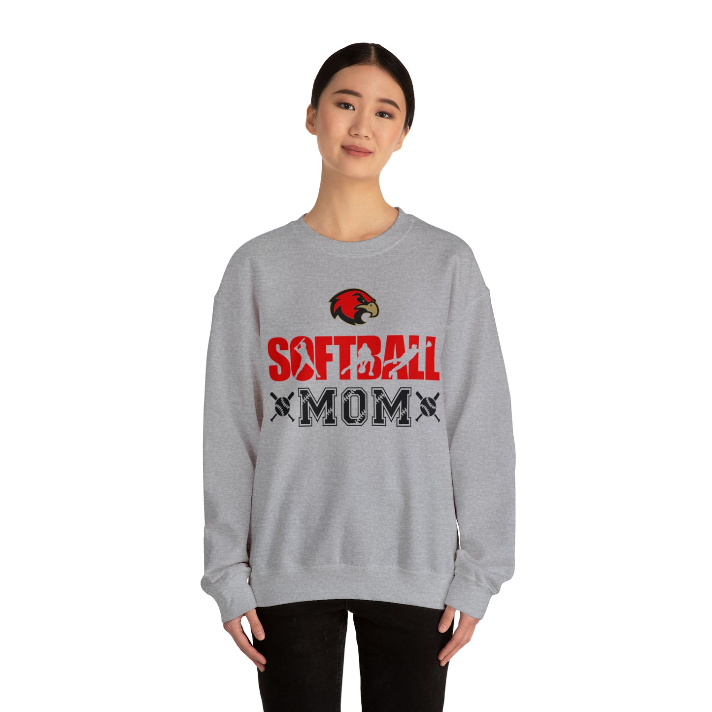 Ravenwood Softball Mom Crewneck Sweatshirt