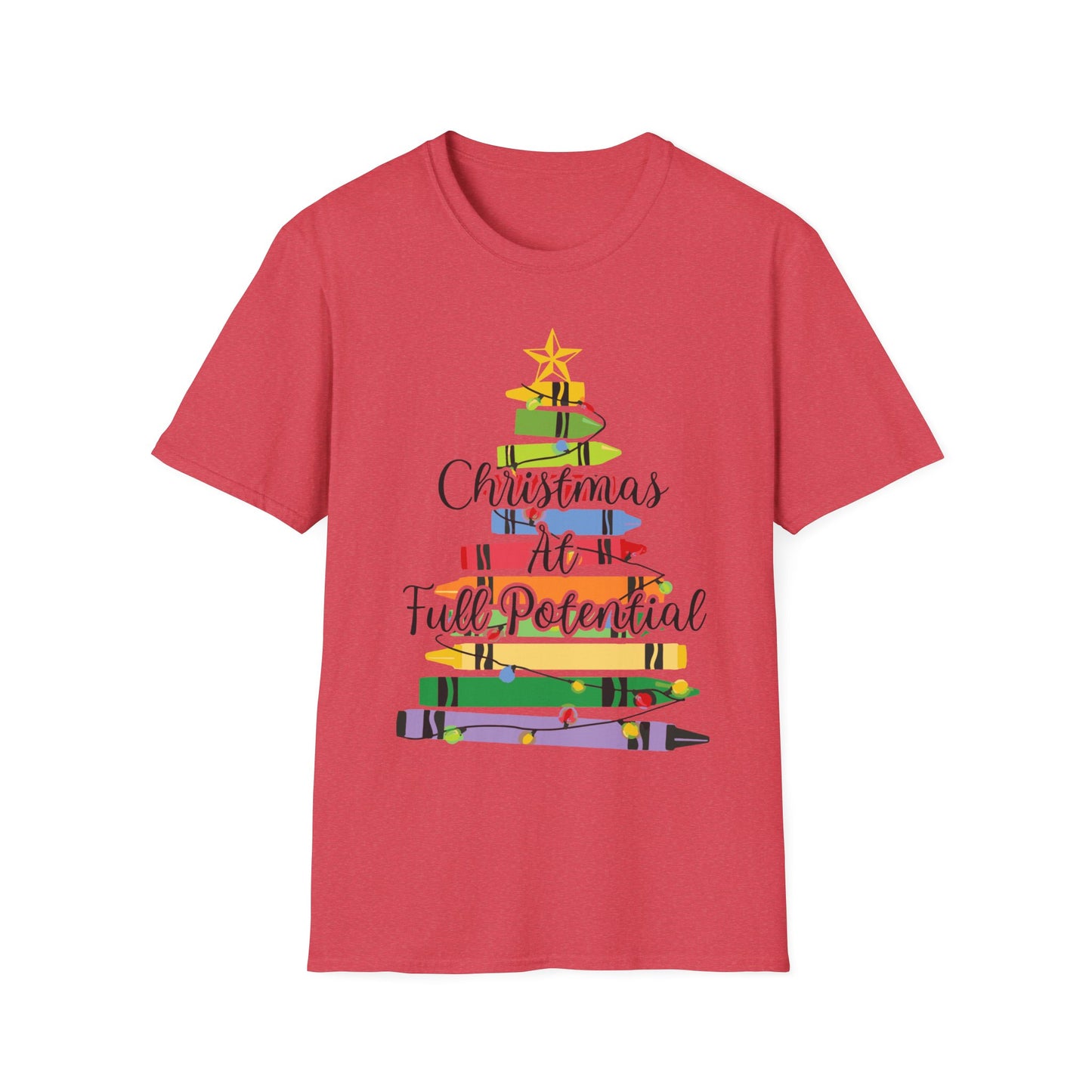 Christmas At Full Potential Unisex Softstyle T-Shirt