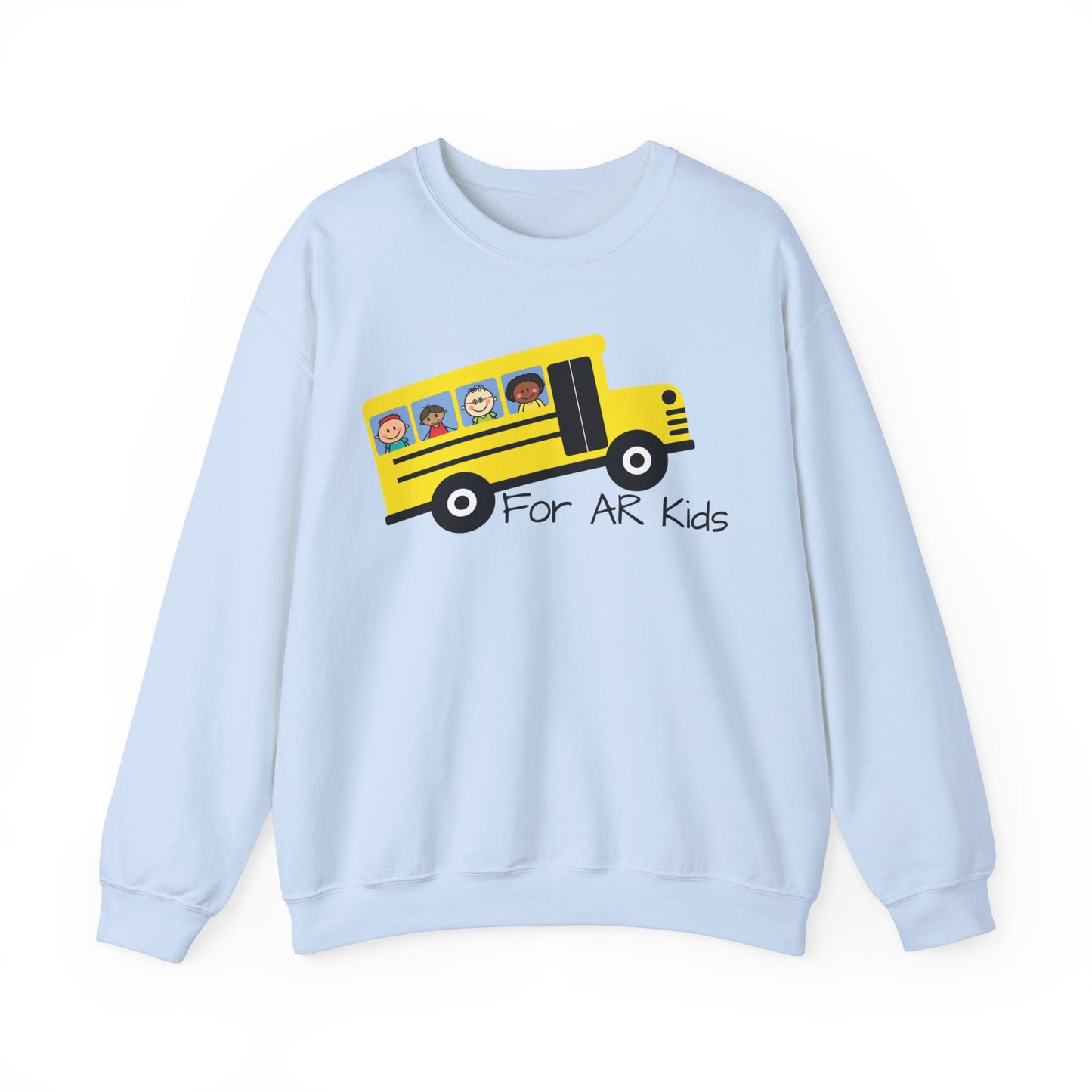 School Bus Sweatshirt, AR Kids Sweatshirt, School Sweater, Cute Children's Bus Sweatshirt