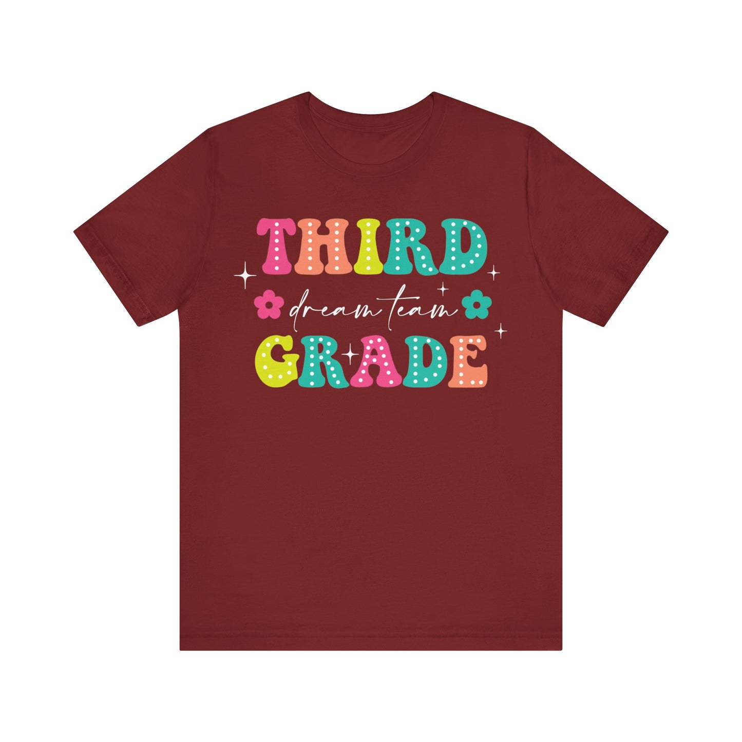 Third Grade Dream Team Shirt, School Shirt, Back To School Shirt, 3rd Grade Shirt, Gift for Teacher, Gift for Student